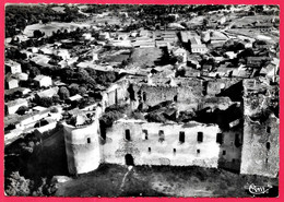 CPSM 04 GREOUX-Les-BAINS Basses Alpes - Vue Aérienne Du Château Des Templiers - Gréoux-les-Bains