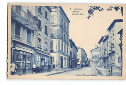 CPA 69 Cours Grande Rue Papeterie Du Centre - Cours-la-Ville