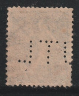 5FRANCE 114 // YVERT 140 A)  (PERFORÉ= UTL) // 1907-20 - Used Stamps