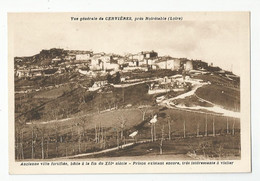 42 Loire Vue De Cervières Près Noirétable Ancienne Ville Fortifiée Batie Au 12e Siècle Prison Existant Encore Ed Jousse - Noiretable