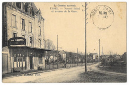 Cpa: 19 USSEL - Nouvel Hôtel Et Avenue De La Gare  1924  Ed. Eybouley - La Corrèze Illustrée. - Ussel