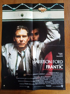 AFFICHE CINEMA ORIGINALE FILM FRANTIC 1988 HARRISON FORD EMMANUELLE SEIGNER 52.1CMX38.5CM DE ROMAN POLANSKI - Affiches & Posters