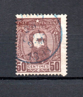 Belgium Congo 1887 Old King Leopold II Stamp (Michel 9) Nice Used - 1884-1894