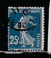 5FRANCE 133 // YVERT 140 B)  (PERFORÉ= C) // 1907-20 - Used Stamps