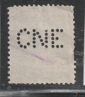 5FRANCE 136 // YVERT 140 B)  (PERFORÉ= CNE) // 1907-20 - Oblitérés