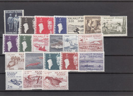 Greenland 1980 1981 1982 - Full Years MNH ** - Années Complètes