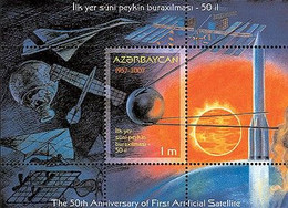 Azerbaijan 2007, 50th Aniversary Of First Artificial Satellite, MNH S/S - Azerbaïjan