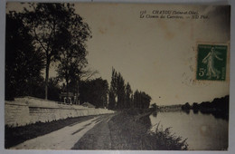 78 Yvelines CPA Chatou Le Chemin Des Carrières 1912 - Chatou