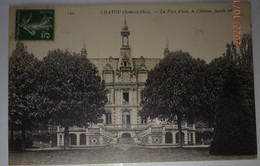 78 Yvelines CPA Chatou La Pièce D'eau Le Château Façade Est 1912 - Chatou