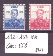 IRLANDE - No Michel 132-133  ** ( SANS CHARNIERE / MNH )   COTE: 55 €  - !!!NO PAYPAL!! - Unused Stamps