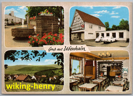 Brachttal Udenhain - Mehrbildkarte 1   Speise Gaststätte Weisgerber 1   Mit VW Käfer - Main - Kinzig Kreis