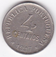Portugal 4 Centavos 1917 , En Cupronickel, KM# 566 - Portogallo