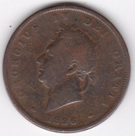 Grande-Bretagne . 1 Penny 1826 . George IV, En Cuivre , KM# 693 - D. 1 Penny