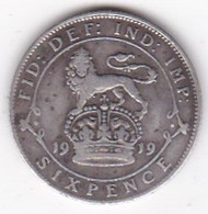 Grande Bretagne. 6 Pence 1919 . George V, En Argent , KM# 815 - H. 6 Pence