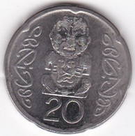 Nouvelle Zélande. 20 Cents 2008 Hei-tiki, Elizabeth II,  Acier Plaqué Nickel, KM# 118a - Nieuw-Zeeland