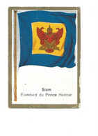 Chromo SIAM Thailand Thailande  Flag Drapeau Petite Déchirure à 7 H Small Tear At 7 O'clock 60 X 42 Kwatta - Other & Unclassified