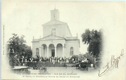 ILE DE LA REUNION - SAINT-DENIS - La Cathérdrale (sortie De Messe Un Dimanche) - Saint Denis