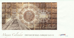 Curacao 2012, Mayan Calendar, Shape, BF In FDC - Astrologie
