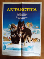 AFFICHE CINEMA ORIGINALE FILM ANTARTICA 1983 TARO ET JIRO CHIENS HUSKY 53.3CMX39.2CM RACONTE PAR ROBERT HOSSEIN - Affiches & Posters