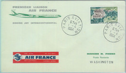 83147 - FRANCE - Postal History - FIRST FLIGHT:  Paris - Washington 1964 - Sonstige & Ohne Zuordnung