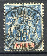BENIN < N° 38 Ø Beau Cachet Ouidah 1900 Oblitéré Ø Used - Used Stamps