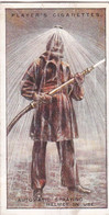 Fire Fighting Appliances 1930  - Players Cigarette Card - 45 Automatic Spraying Helmet - Ogden's