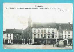 * Eeklo - Eecloo (Oost Vlaanderen) * (Phototyp. R. Heysse, Nr 11) Fontaine Et L'église Des Pères, Paterskerk, Fontein - Eeklo