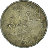 Monnaie, Corée, 5 Won, 1972 - Corée Du Sud