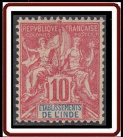 Inde Française - N° 14 (YT) N° 14 (AM) Neuf *. - Neufs