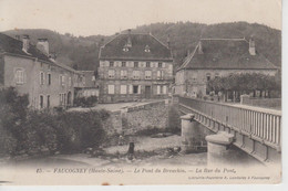 CPA Faucogney - Le Pont Du Breuchin - La Rue Du Pont - Faucogney