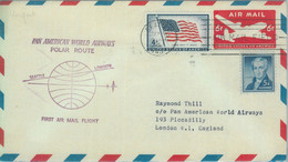 87441 - USA - Postal History - STATIONERY COVER: First Polar Flight - 1957 - Otros & Sin Clasificación