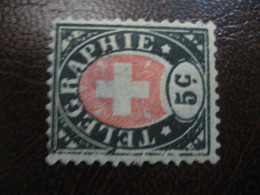 5c TELEGRAPHIE Telegraph SWITZERLAND Fiscal Revenue Suisse - Telegraafzegels