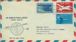 87443 - USA - Postal History - STATIONERY COVER: First Polar Flight - 1957 - Autres & Non Classés