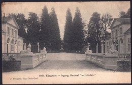 +++ CPA - EDEGEM - EDEGHEM - Kasteel Ter Linden - Ingang   // - Edegem