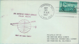 87446 - USA - Postal History - STATIONERY COVER: First Polar Flight - 1957 - Other & Unclassified