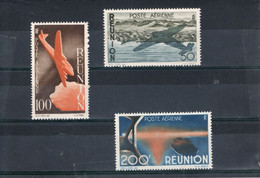 TIMBRES COLONIES FRANSAISES. REUNION.  P.A  1947    NEUF   ** - Posta Aerea