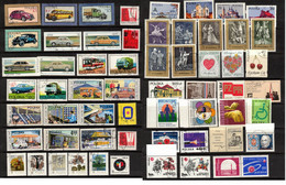 CARS AUTO VIEILLE VOITURE OPERA  POLAND POLEN POLOGNE COLLECTION 60 VARIOUS USED STAMPS MANY WITH GUM - Collezioni