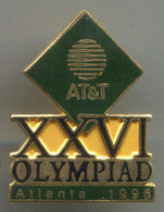 Olympiade / Olympic Games ATLANTA 1996. Vintage Pin Badge Abzeichen, Enamel - Jeux Olympiques