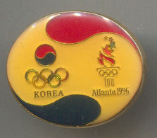 Olympiade / Olympic Committee KOREA, Atlanta 1996. Vintage Pin Badge Abzeichen - Jeux Olympiques