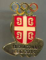 Olympiade / Olympic Committee SERBIA, Vintage Pin Badge Abzeichen - Jeux Olympiques