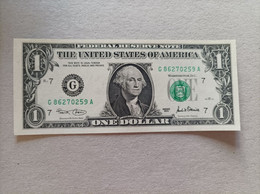 Billete De Estados Unidos De 1 Dólar, UNC - A Identificar