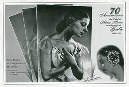 Lote PEP1199, Cuba, 2014, Entero Postal Stationery, Alicia Alonso, 9-20, Dance, Ballet, Giselle - Maximumkarten