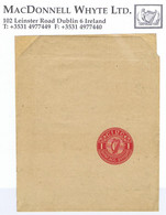 Ireland 1924 Newspaper Wrapper 1d Red On Smooth Buff, Unused Folded, - Postal Stationery