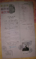BELGIUM  Passport 1921 Passeport  BELGIQUE  – Reisepaß – Revenues/Fiscaux - Historical Documents