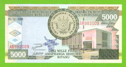 BURUNDI 5000 FRANCS 2008  P-48  UNC - Burundi