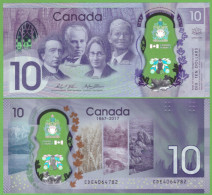 CANADA 10 DOLLARS 2017  P-112  UNC - Canada