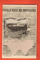 ZRX-02  RARE Litho Neuchâtel Facsimilé Feuille D'Avis Des Montagnes Journal Du 26 Janvier 1895. Edité Au Locle  NC - Le Locle