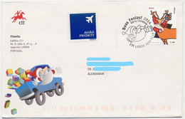 Portugal 2009 SST – Mi-Nr. 3473 - Carta C. Carimbo:  Boas Festas! 2014 Merry Christmas - CTT Lisboa 2014.12.15 - Lettres & Documents