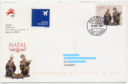 Portugal 2013  – Mi-Nr. 3898 - Carta "Natal"  - FILATELIA 1700 Lisboa 18.DEZ.2013 - Weihnachten, Christmas - Covers & Documents