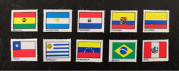 Latin America Flags Cinderella (MNH) - Timbres